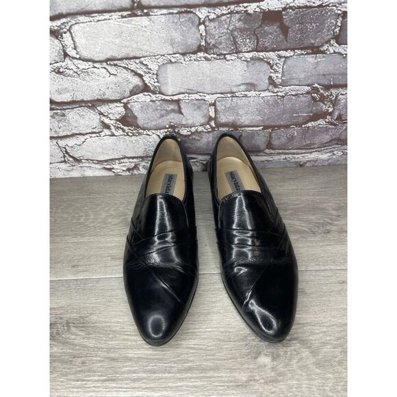 Stacy Adams Black Patent Leather Slip On Loafers Dress Shoes Men’s Sz 8M US/41EU - Picture 7 of 16